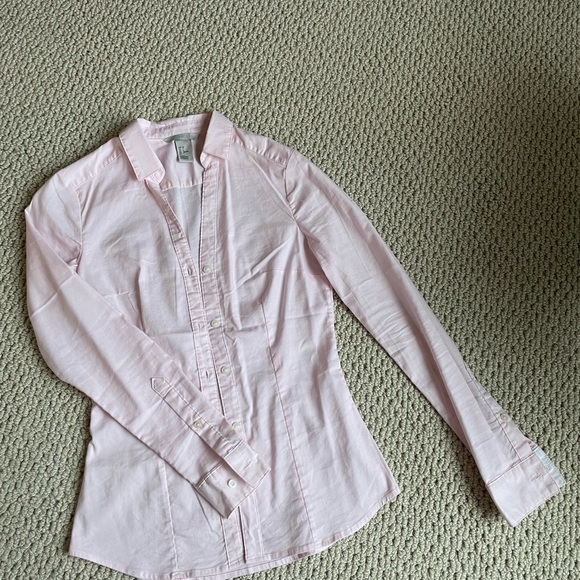 Pink Button Down Shirt | H&M - Picture 4 of 7